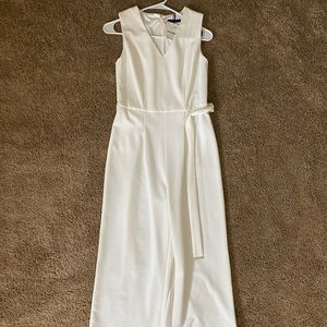 White Tommy Hilfiger White Wide Leg Jumpsuit